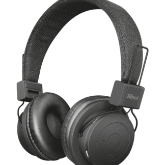 TRUST HEADPHONE LEVA WIRELESS BLUETOOTH. BLACK #21754