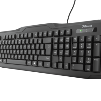 TRUST KEYBOARD CLASSICLINE. BLACK #20517
