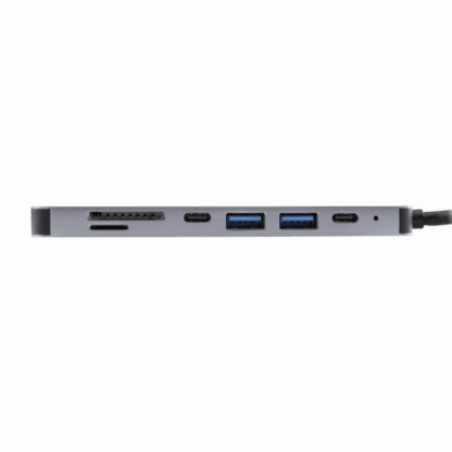 ADAPTER USB TYPE-C -> HDMI/USB3.0/SD+TF - 7in1 - Image 2