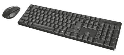 TRUST KEYBOARD & MOUSE XIMO WIRELESS. BLACK #21132