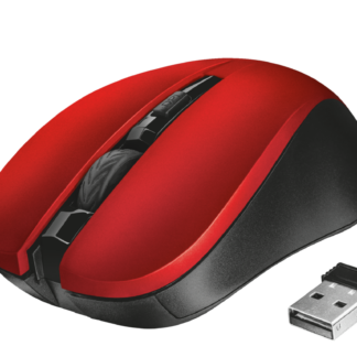 21871 Trust Mouse Wireless Mydo SilentClick Red