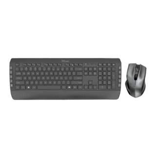 Trust Keyboard and Mouse Tecla-2 Wireless Black 23239
