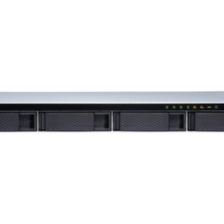 QNAP NAS 4-Bay Rackmount Annapurna AL-314 1.7GHz Quad Core 100W power supply 2GB DDR3  SATA 6Gb/s 1x 10GbE SFP+ LAN 2x GbE LAN 100W PSU h Surveillance Station: free 2 max 30