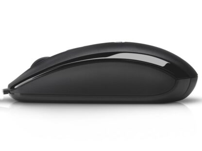 HP Mouse Wired USB Optical 3 Button X500 Black - Image 3
