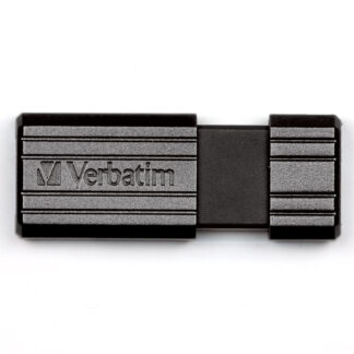 VERBATIM USB 2.0 DRIVE 64GB STORE N GO PINSTRIPE BLACK 49065
