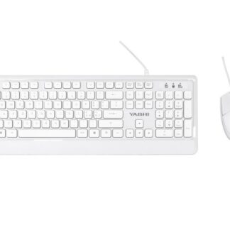 YASHI EXCLUSIVE USB KEYB+MOUSE WHITE