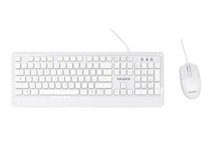 YASHI EXCLUSIVE USB KEYB+MOUSE WHITE