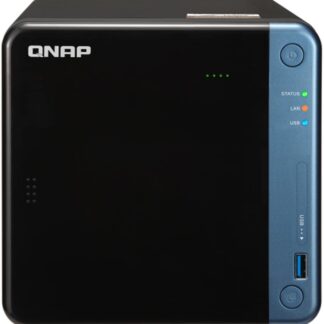 QNAP NAS 4-Bay NAS Intel Celeron Apollo Lake J3455 quad-core 1.5GHz 2GB DDR3L SODIMM RAM SATA 6Gb/s 2xGbE