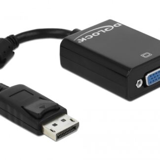 Adapter DisplayPort > VGA (ST-BU) DeLOCK Black 61848