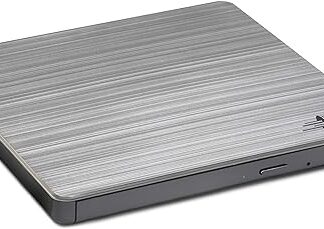 Hitachi-LG GP60 DVDRW External DVD-Burner HLDS GP60NS60 Slim USB Silver GP60NS60.AUAE12S