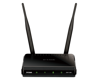 D-LINK WIRELESS N REPEATER. 300MBPS. 2 X EXTERNAL ANTENNAS. EXTERNAL POWER SUPPLY. INDOOR DAP-1360/E