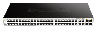 D-Link Smart Managed Switch 44 - Port 10/100/1000 Mbps 4 - Port SFP  Rack Mounted 1U
