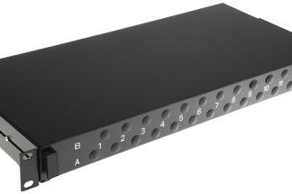 FIBER PATCH PANEL 24 PORTS ST ADAPTER ALS-FPP24-ST
