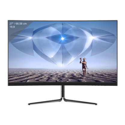 LC Power M27 68cm / 27 "(1920x1080) HDMI DisplayPort 16: 9 4ms Curved GAMING Full HD Black