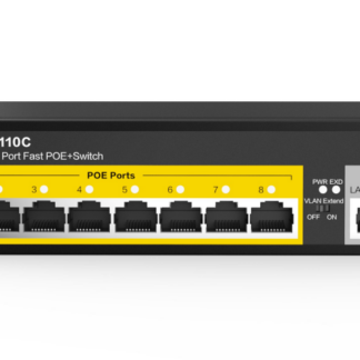 Netis Switch PoE 8?10/100 2RJ45?10/100Mbps Uplink Ports black