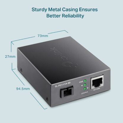 Tp-Link 10/100Mbps WDM Media Converter TL-FC111A-20 - Image 2