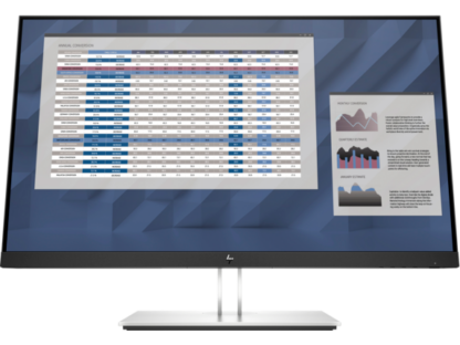 HP Monitor E27 G4 27" IPS FHD (1920 x 1080) AG 16:9 1000:1 5ms 250 cd/m? 0.311 mm 1 VGA 1 HDMI 1 USB Tybe-B 1DP