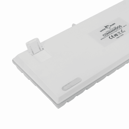 White Shark KEYBOARD GK-2106 COMMANDOS WHITE - Mechanical / US - BLUE SW. - Image 3