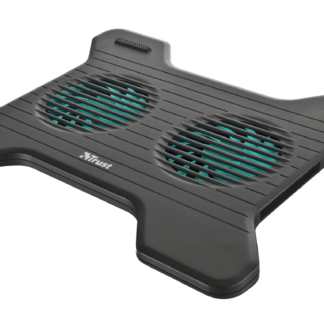 TRUST COOLER STAND XSTREAM BREEZE FOR LAPTOP. 2 COOLING FANS. BLACK #17805