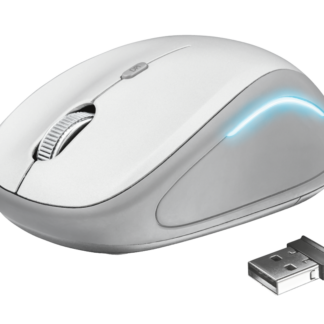 TRUST MOUSE WIRELESS YVI FX. WHITE #22335