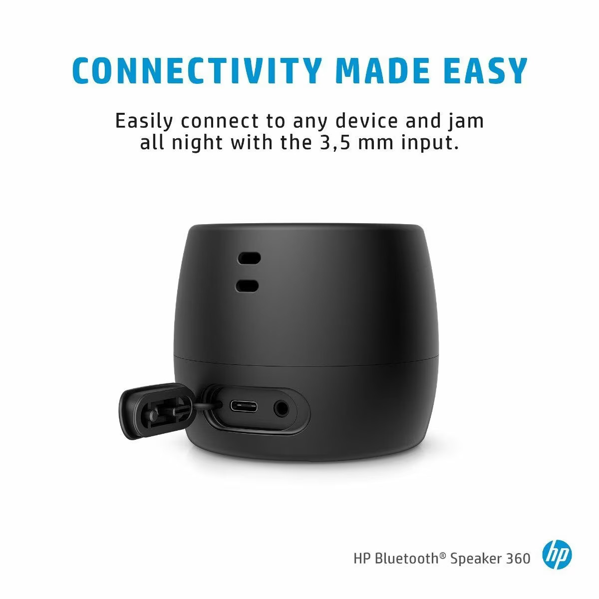 HP Speaker 360 Bluetooth Black 2D799AA - immagine 2
