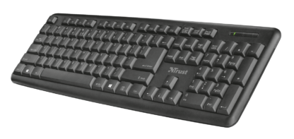 Trust Keyboard Ziva Spill resistant 1.5m cable black