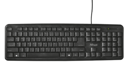 Trust Keyboard Ziva Spill resistant 1.5m cable black - Image 2