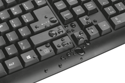 Trust Keyboard Ziva Spill resistant 1.5m cable black - Image 4