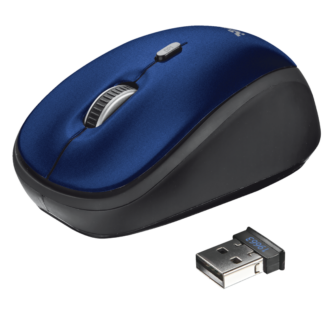 TRUST YVI WIRELESS MOUSE - BLUE #19663
