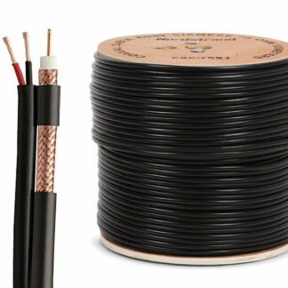 Allstrong COAXIAL CABLE RG59 + CCA POWER CABLE 300M/ROLL