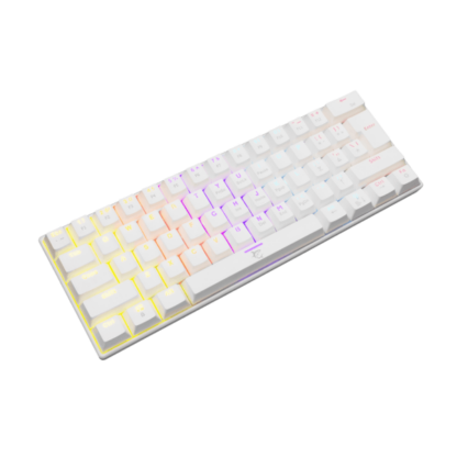 White Shark MECHANICAL KEYBOARD GK-2022 SHINOBI WHITE / US - BROWN.SW - Image 6
