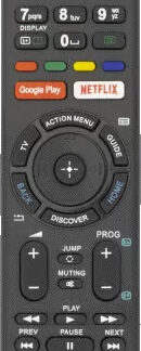 REMOTE CONTROL SBOX RC-01402 for Sony TVs