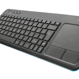 TRUST KEYBOARD TOUCHPAD. VEZA WIRELESS. IDEAL FOR SMART TV. BLACK #20960