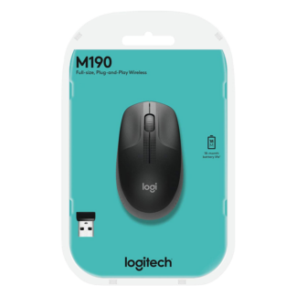 Logitech M190 Full-Size Wireless Mouse